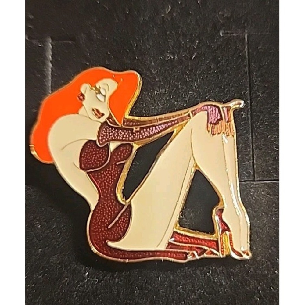 Jessica Rabbit Glamour Who Framed Roger Rabbit Glitter‎ Pins Bootleg/Fantasy